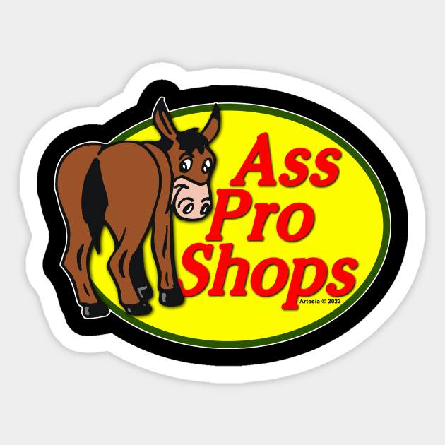 Ass Pro Shop Sticker by jrolland